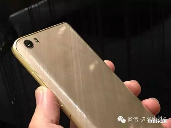 看 这就是小米5金色版！漂亮吗？