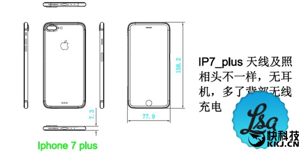 iPhone 7、7 Plus设计图曝光：看完买谁 秒懂！