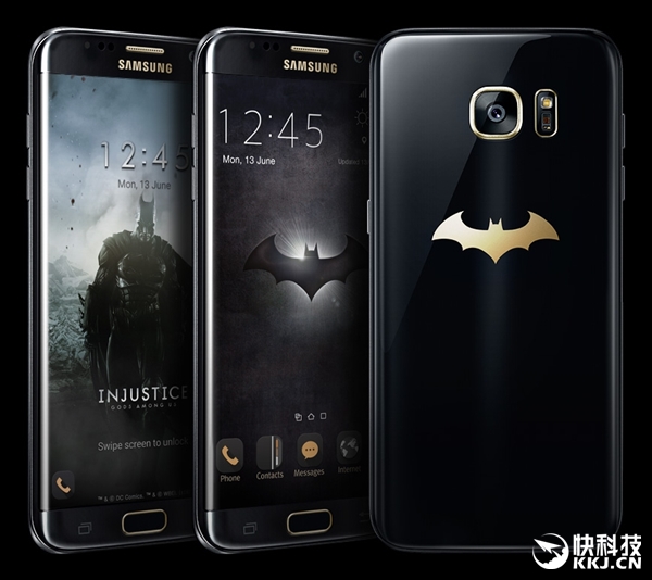 三星S7蝙蝠侠版发布：金色LOGO大亮