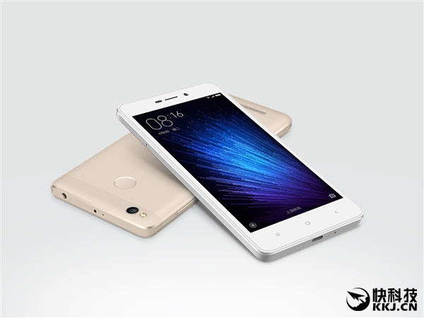 红米3X正式发布！4100mAh电池/八核/指纹识别