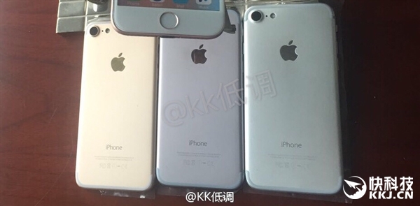 iPhone 7四色齐曝光：心已碎！
