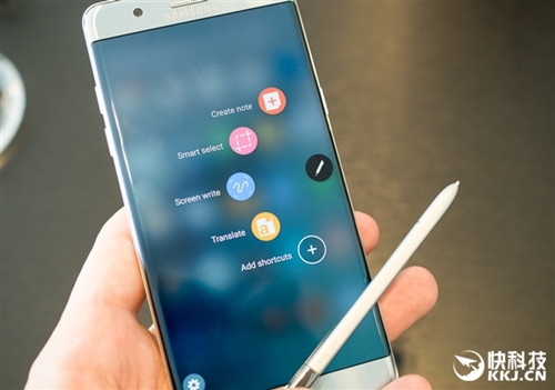 三星Note 7最大尴尬：S pen仍有无法回弹问题