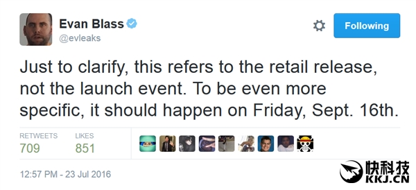 iPhone 7/7 Plus开卖时间曝光：要提前！