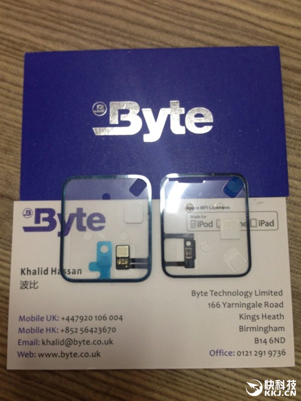 新Apple Watch组件深圳流出：共两款、依然方形表盘