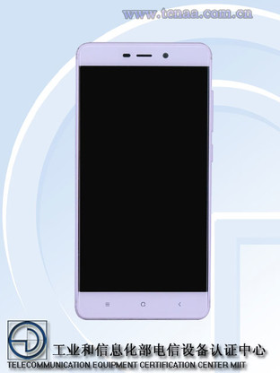 5寸1080P屏/3GB内存 疑红米4获入网许可 