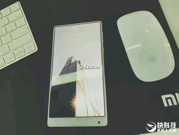 小米MIX白色版曝光：全面屏黑边控制赞