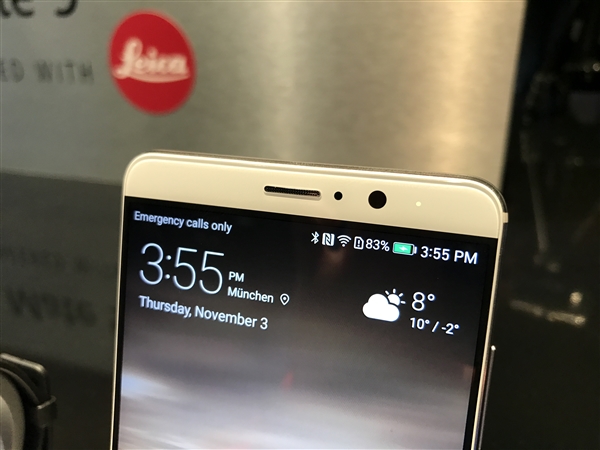 华为Mate 9陶瓷白高清图赏：清新利落