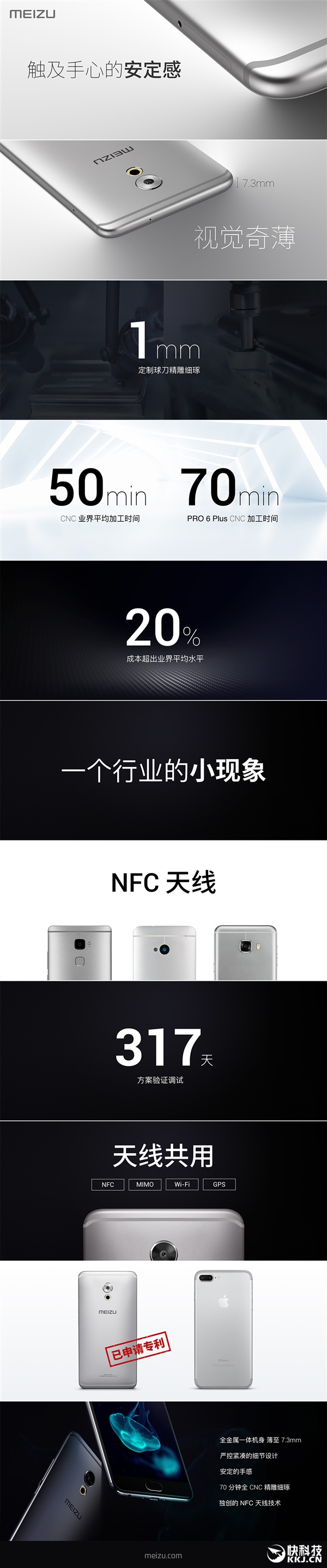 三星8890处理器+5.7寸2K屏！魅族发布新旗舰PRO6 Plus