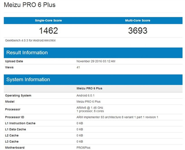 配三星Exynos8890？魅族PRO6 Plus现身 