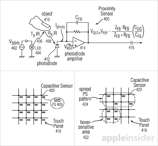 苹果新专利显示iPhone全新操控方式：隔空识别