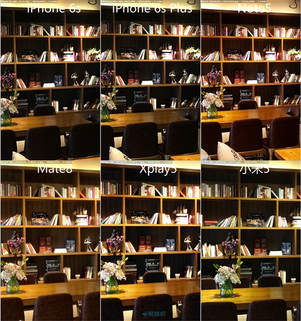 小米5/Mate8/Xplay5/Note5/iPhone 6s拍照对比