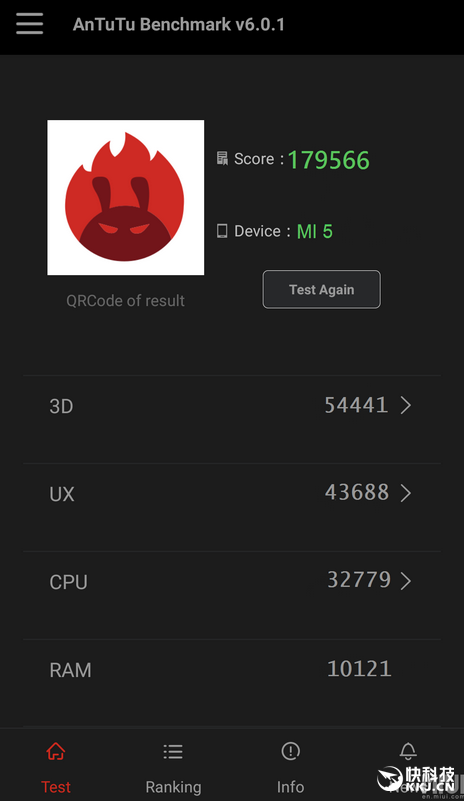 逆天！小米5尊享版最新跑分：无敌了
