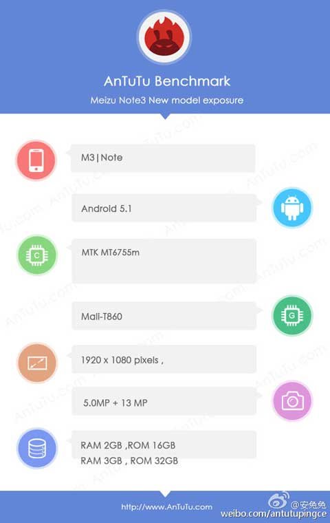 魅蓝Note3配置完全曝光：确认Helio P10 