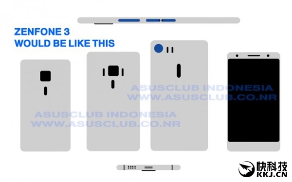 720元起本月发！华硕ZenFone 3完全曝光：金属机身