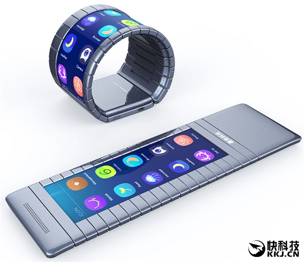 5000元！这是全球首款可弯曲智能手机 爆帅