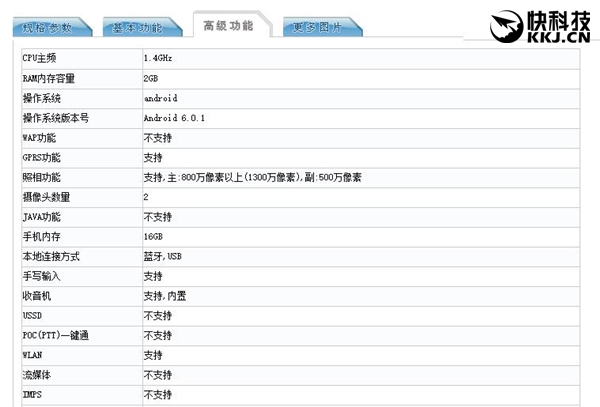 红米3A亮相工信部：骁龙435、4000mhA大电池