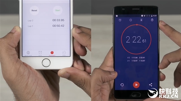 一加3对比iPhone 6S速度测试：遗憾落败