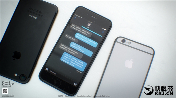 黑色版iPhone 7高清渲染图：看完必买之！