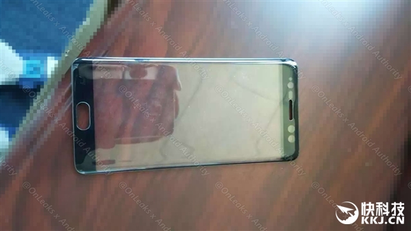 三星Note 7前面板曝光：双曲面、虹膜识别