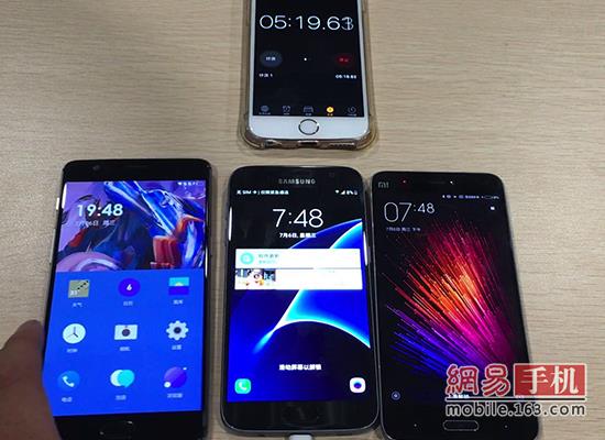 慢1倍！一加3/三星S7/小米5快充对比实测