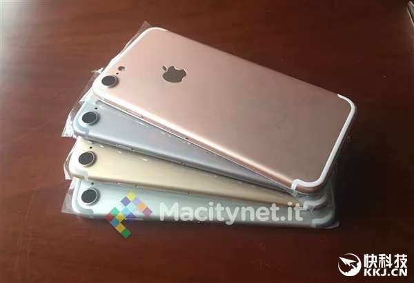 四色同框：iPhone 7真机高清照曝光：果然这样！