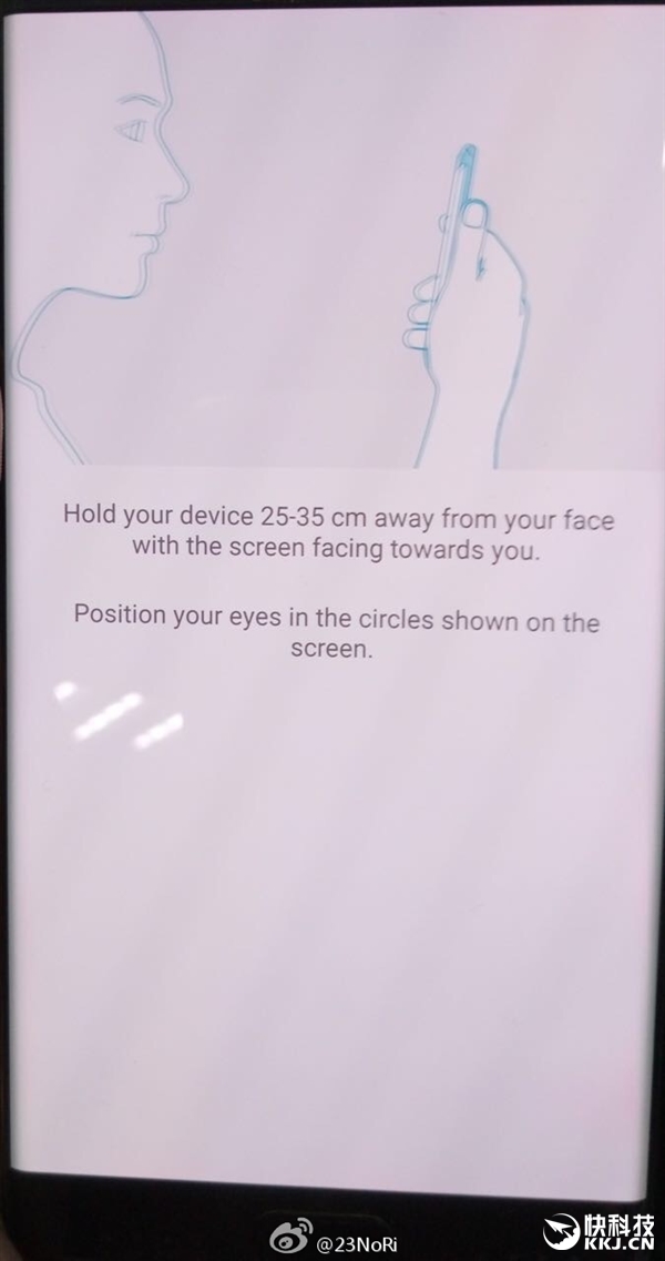 三星Note 7虹膜识别揭秘：夜间可用 比指纹快