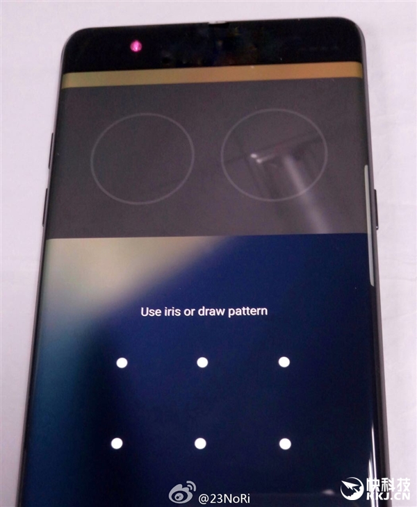 三星Note 7虹膜识别揭秘：夜间可用 比指纹快