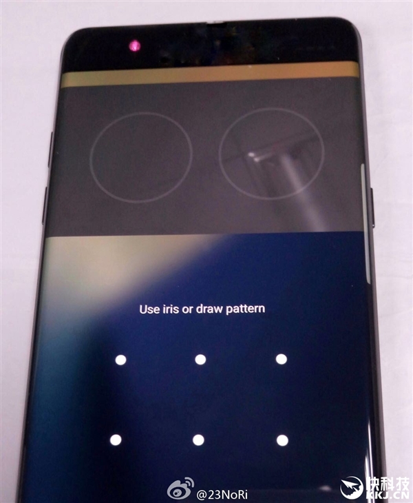 三星Note 7虹膜识别再无秘密：代替指纹上位