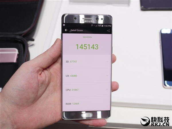 Galaxy Note 7跑分出炉：三星强力优化 较S7再提升6%