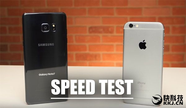 iPhone 6S、三星Note 7速度大PK：结果凌乱！