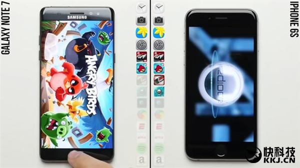 iPhone 6S、三星Note 7速度大PK：结果凌乱！