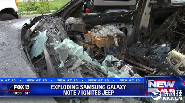 美国报告两起吉普车、房屋起火事件：均涉三星Note 7