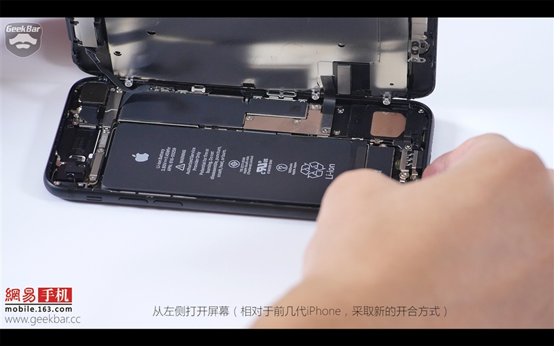 iPhone 7详细拆解：电池1960mAh良心 2G+128G TLC
