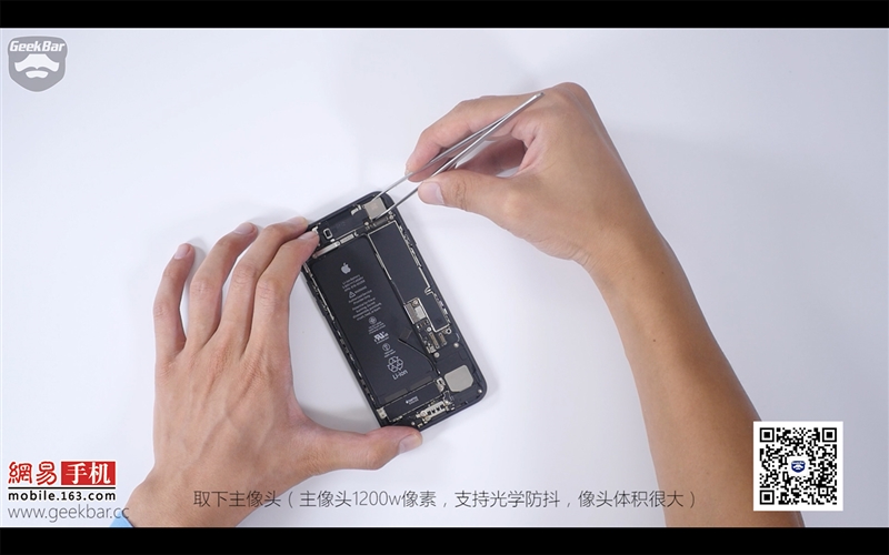 iPhone 7详细拆解：电池1960mAh良心 2G+128G TLC