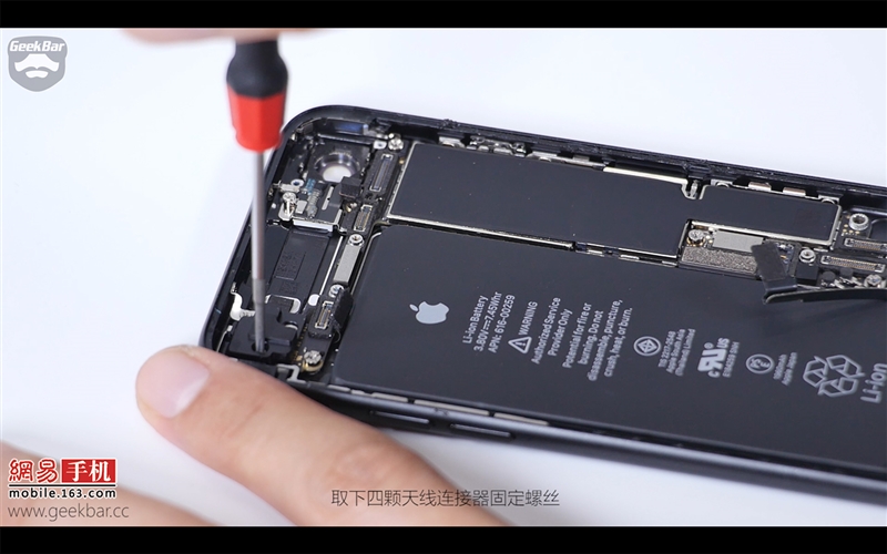 iPhone 7详细拆解：电池1960mAh良心 2G+128G TLC