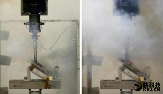 Note 7/iPhone 7电池被针扎加压后会怎样？可怕