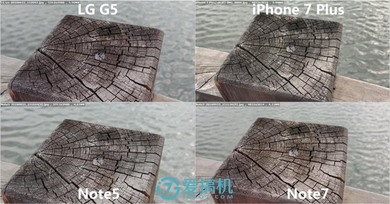 iPhone 7 Plus/Note7/Note5/G5拍照对比 谁最强？