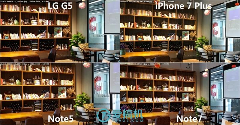 iPhone 7 Plus/Note7/Note5/G5拍照对比 谁最强？