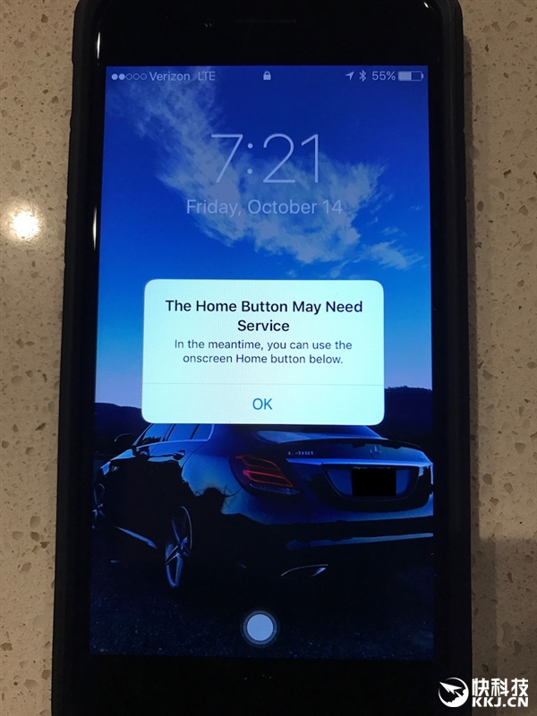 iPhone 7触摸Home键坏了后 竟仿安卓变屏幕虚拟按钮