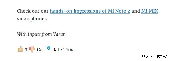 小米Note 2/MIX2无缘印度 当地米粉失望