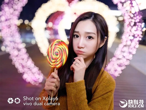 vivo双摄机皇Xplay 6拍美女：人像虚化超赞